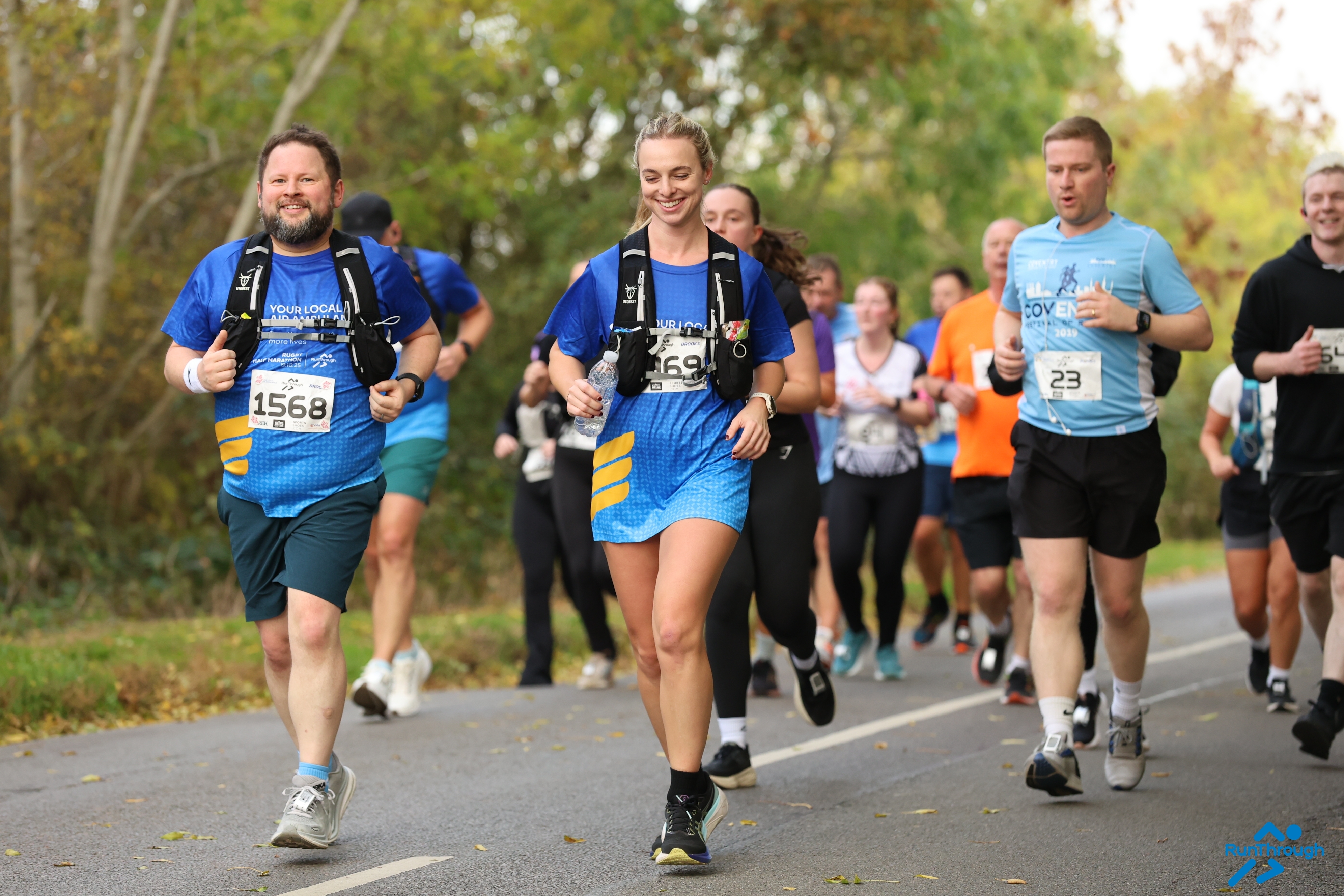 Fundraiser taking part in a challenge event